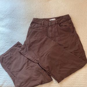 Brown jeans